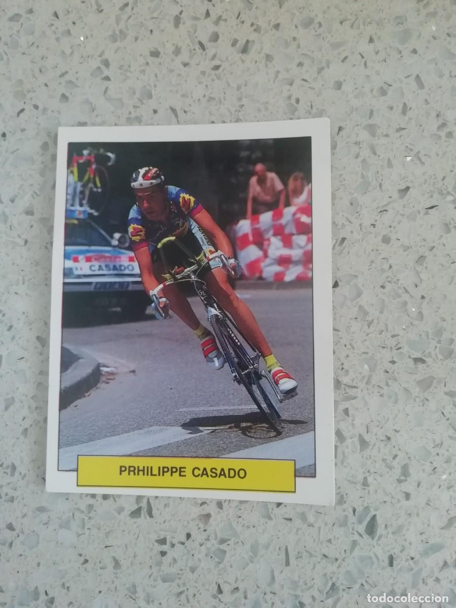 Coleccionismo Cromos antiguos: Prhilippe casado ases del pedal super skate ball numero 86