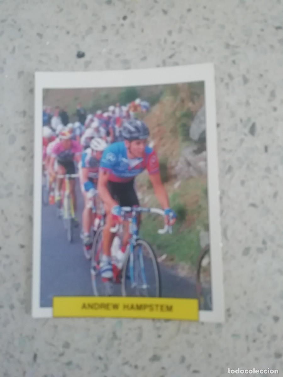 Coleccionismo Cromos antiguos: Andrew Hampstem ases del pedal super skate ball numero 33