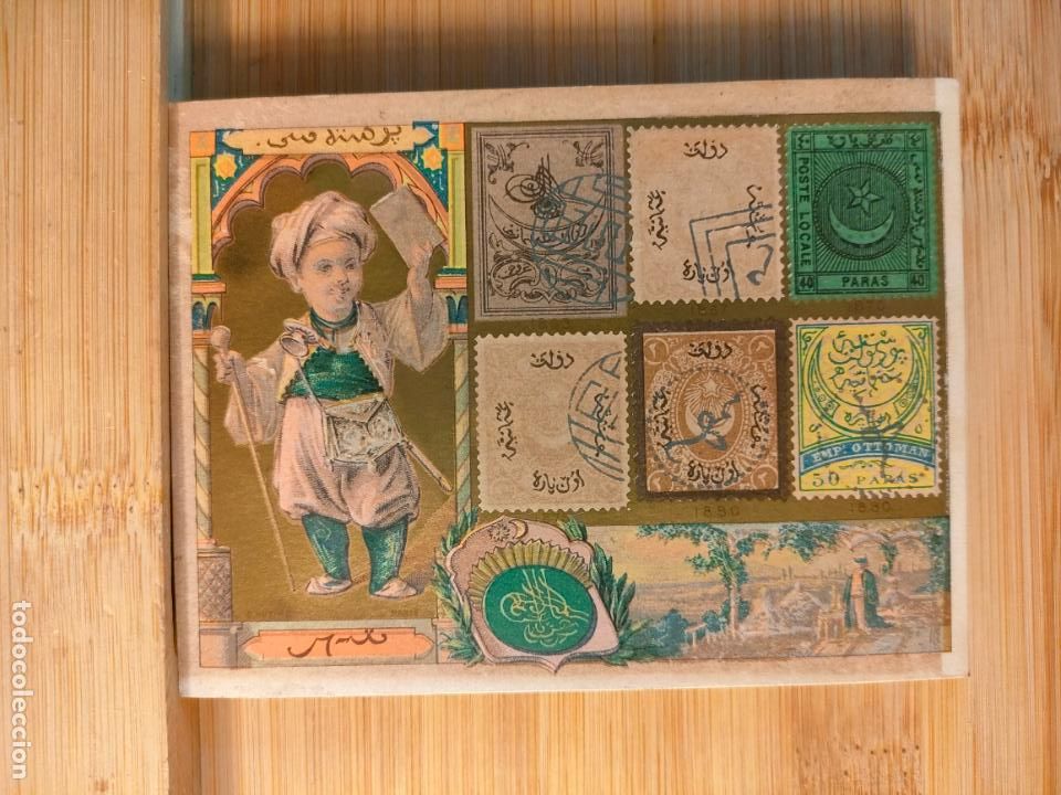 Colecionismo Cromos antigos: TURQUIA-SELLOS-CROMO ANTIGUO-VER FOTOS-(102.509)