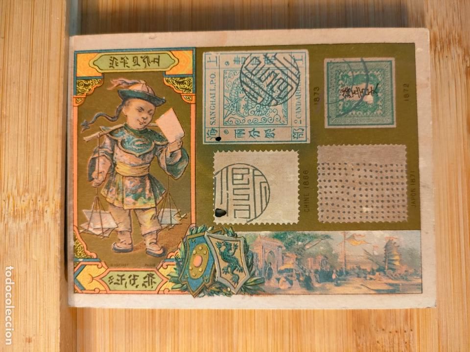 Coleccionismo Cromos antiguos: CHINA-SELLOS-CROMO ANTIGUO-VER FOTOS-(102.510)