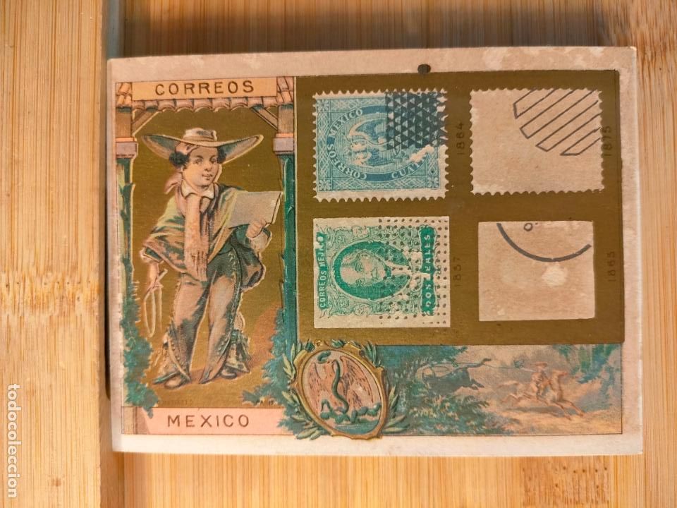 Coleccionismo Cromos antiguos: MEXICO-SELLOS-CROMO ANTIGUO-VER FOTOS-(102.511)