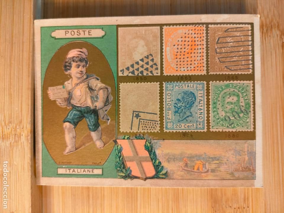 Coleccionismo Cromos antiguos: ITALIA-SELLOS-CROMO ANTIGUO-VER FOTOS-(102.514)