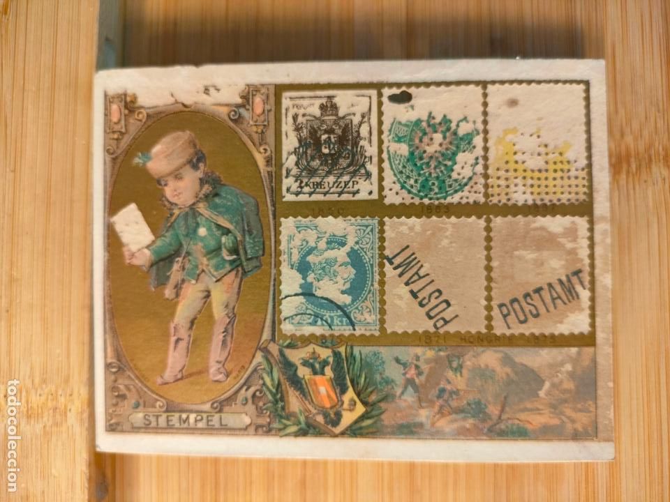 Coleccionismo Cromos antiguos: ALEMANIA-SELLOS-CROMO ANTIGUO-VER FOTOS-(102.515)