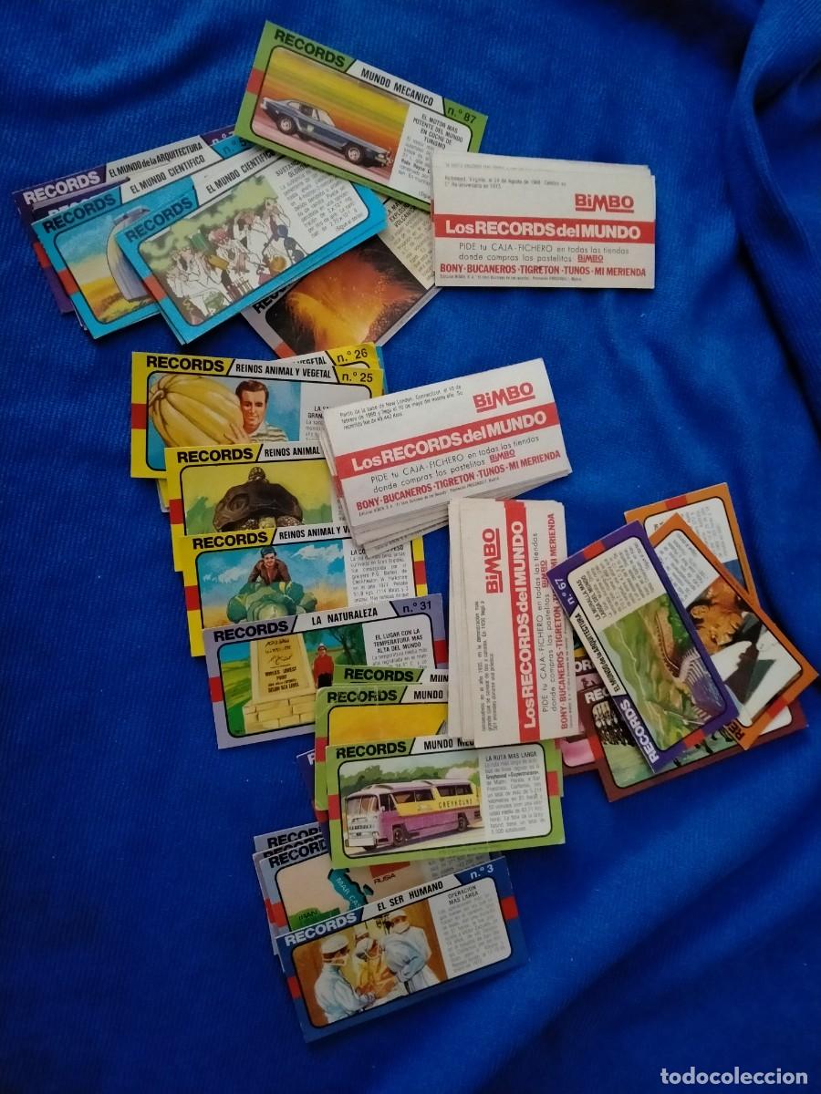 Coleccionismo cromos antiguos: cromos de bimbo los records - Foto 1