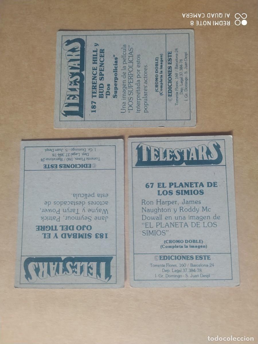 Coleccionismo cromos antiguos: TELESTARS 67 EL PLANETA SIMIOS SIN PEGAR - V1 - Foto 2