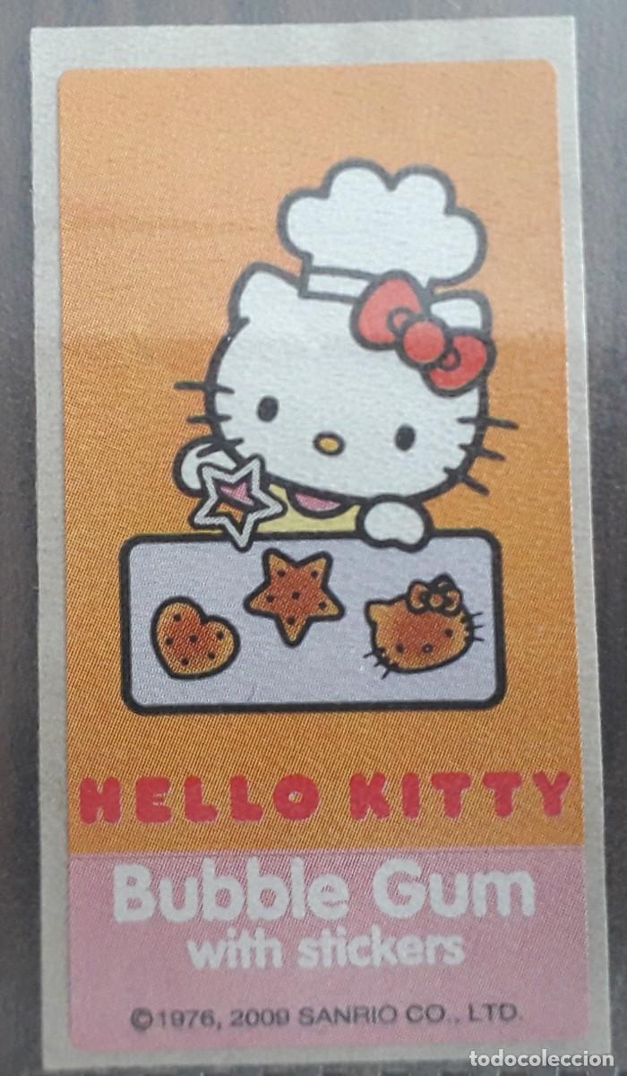 Coleccionismo cromos antiguos: cromo pegatina de chicle Bubble Gum, Hello Kitty, a&ntilde;o 2009 - Foto 1