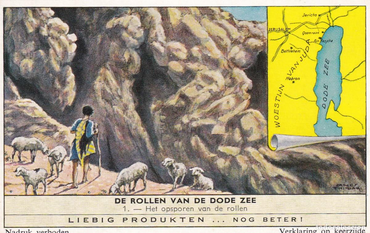 Colecionismo Cromos antigos: Colecci&oacute;n completa (del 1 al 6) / Los Rollos del Mar Muerto - De Rollen van de Dode zee / Liebig
