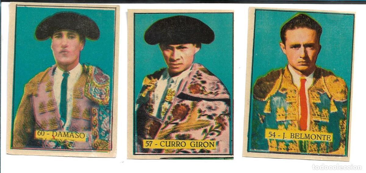 Coleccionismo cromos antiguos: TRES CROMOS DE TOREROS - Foto 1