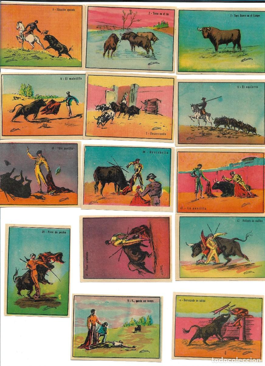 Coleccionismo cromos antiguos: VEINTIOCHO CROMOS DE TOROS - Foto 1