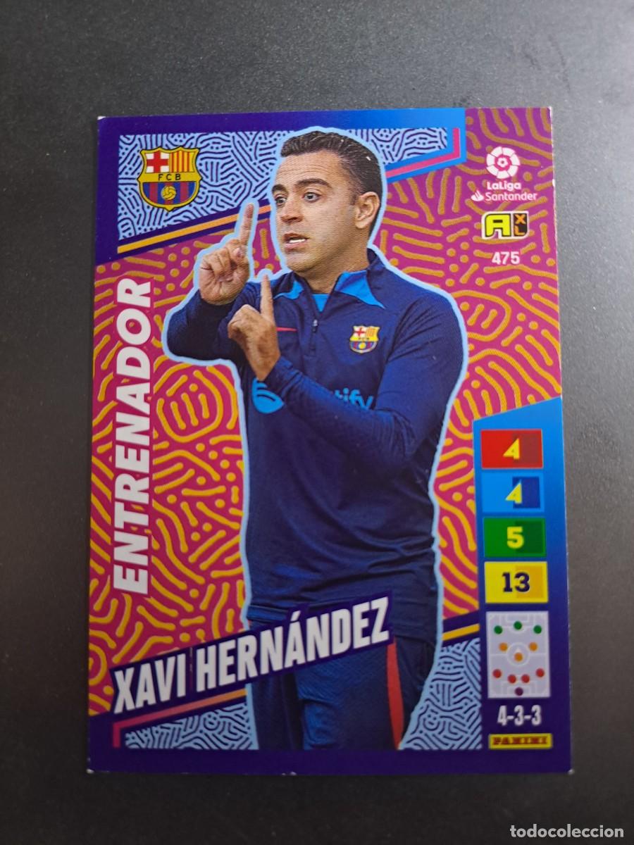 Collezionismo Figurine antiche: ADRENALYN XL XAVI HERNANDEZ 475 ENTRENADOR BARCELONA CROMO LIGA 22 23 TEMP 2022 2023 PANINI