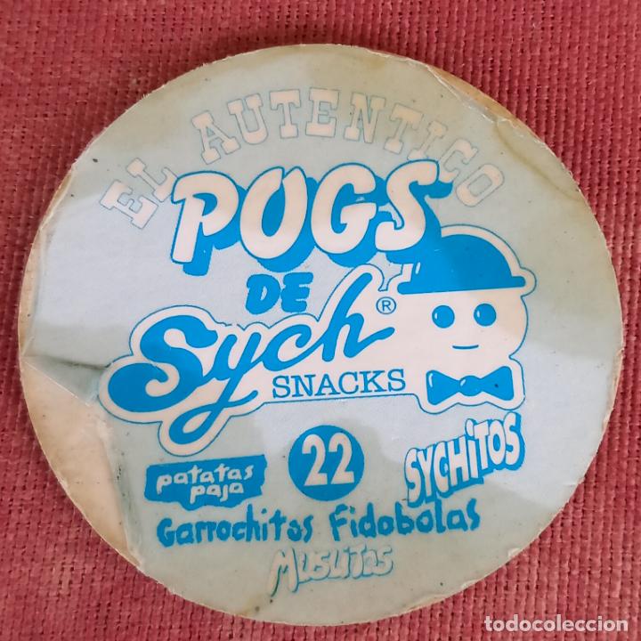 Coleccionismo cromos antiguos: TAZO TAZOS POGS DE SYCH SNACKS SYCHITOS N&ordm; 22 - Foto 2