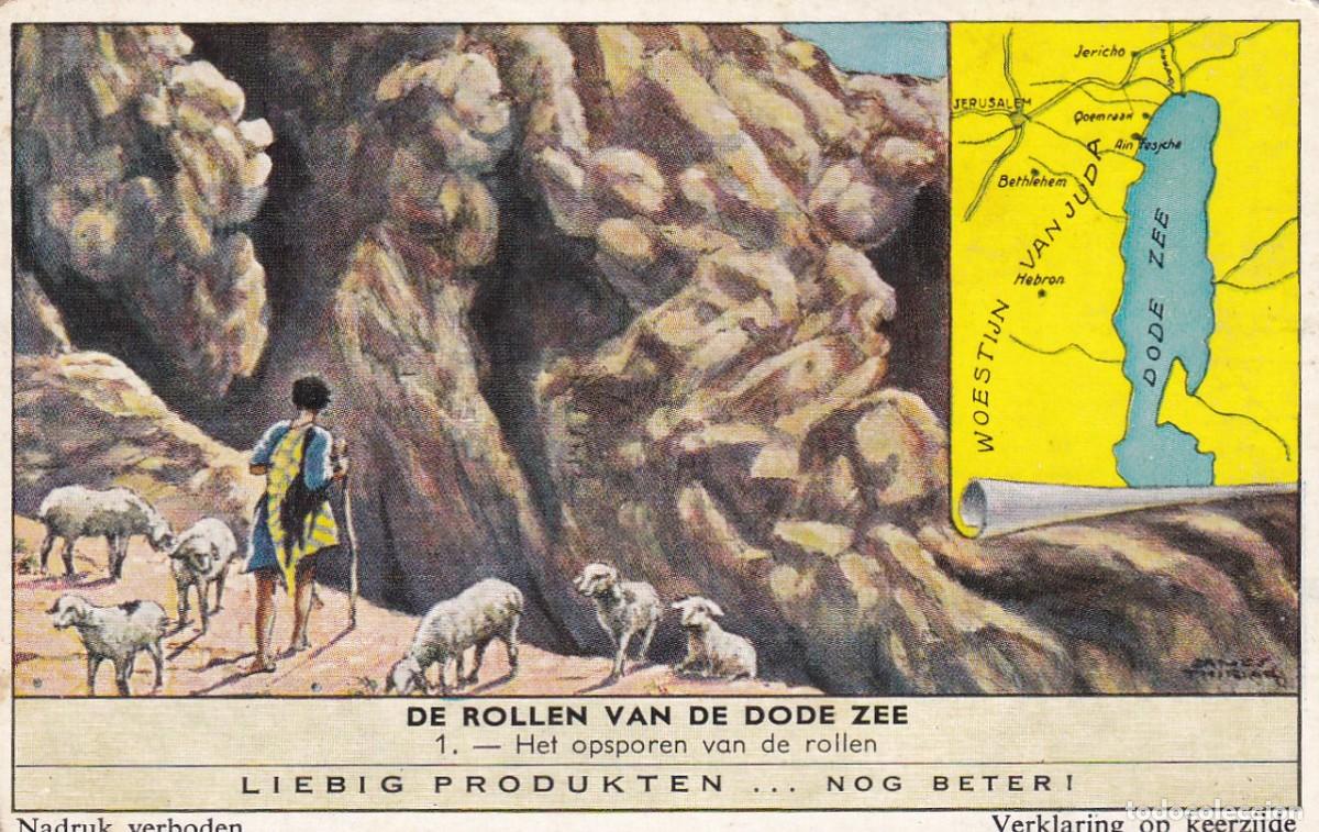 Coleccionismo Cromos antiguos: Colecci&oacute;n completa (del 1 al 6) / Los Rollos del Mar Muerto - De Rollen van de Dode zee / Liebig