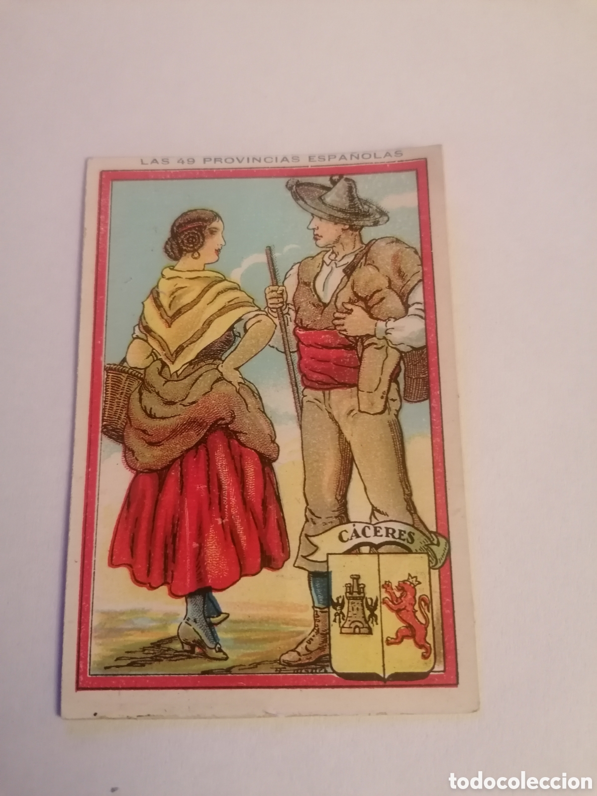 Coleccionismo cromos antiguos: Cromo las 49 provincias espa&ntilde;olas - Foto 1