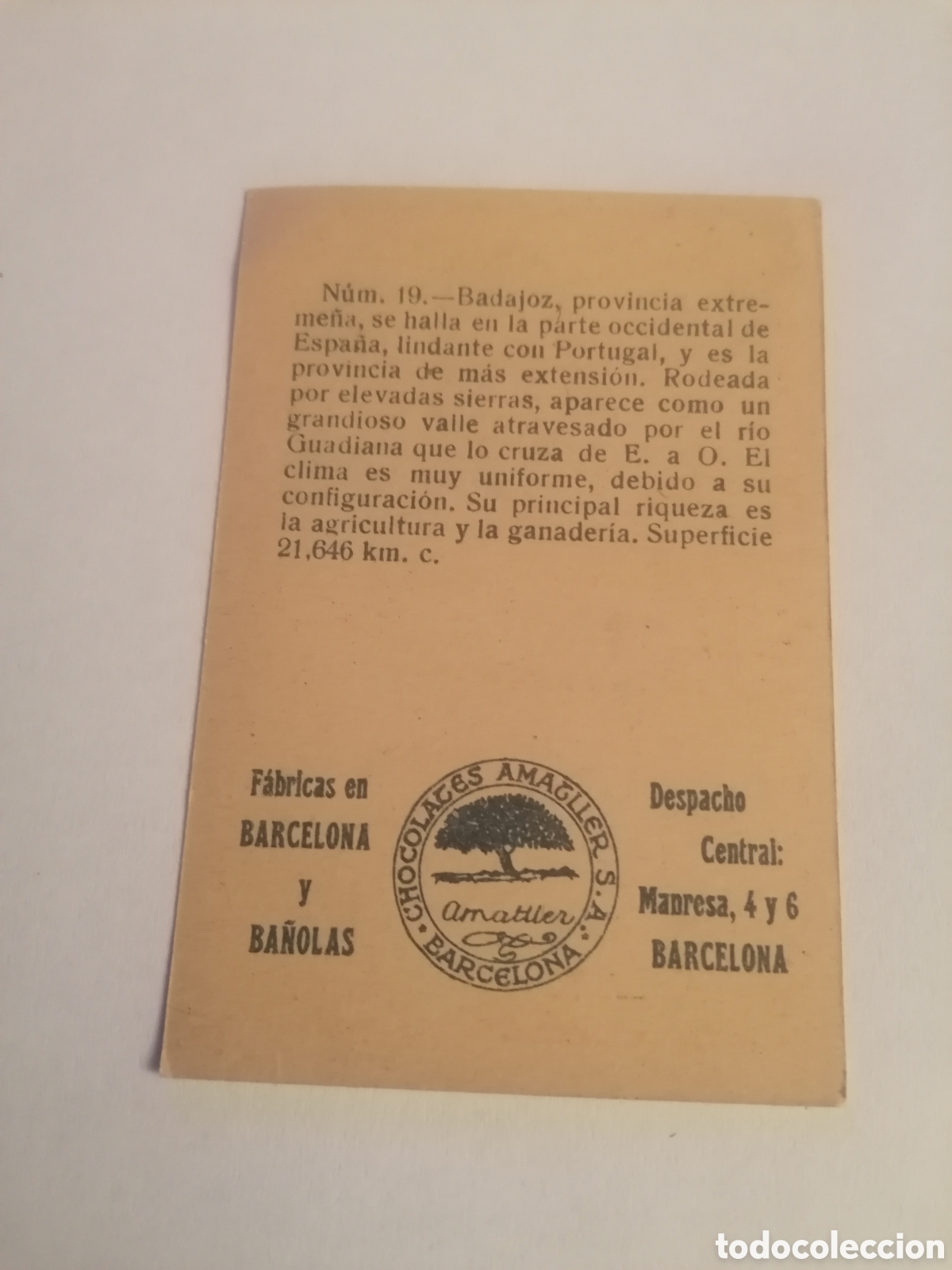 Coleccionismo cromos antiguos: Cromo las 49 provincias espa&ntilde;olas - Foto 2