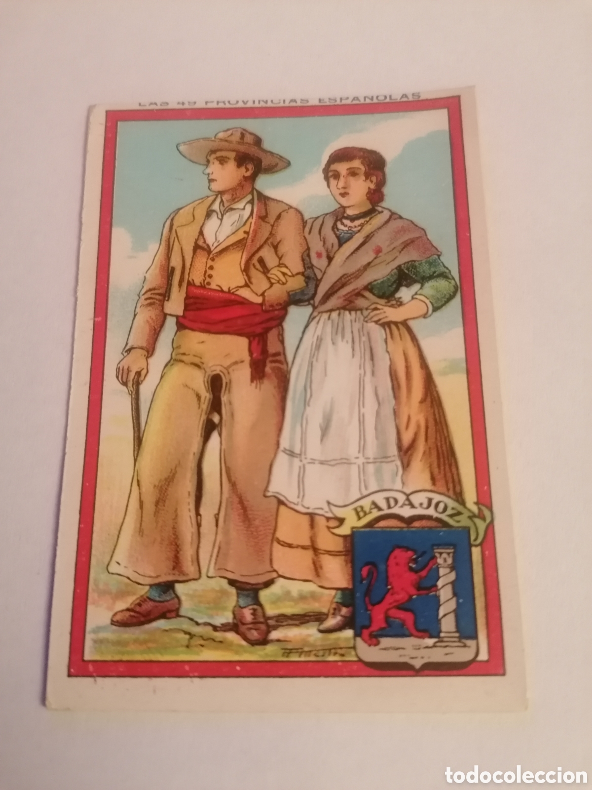 Coleccionismo cromos antiguos: Cromo las 49 provincias espa&ntilde;olas - Foto 1
