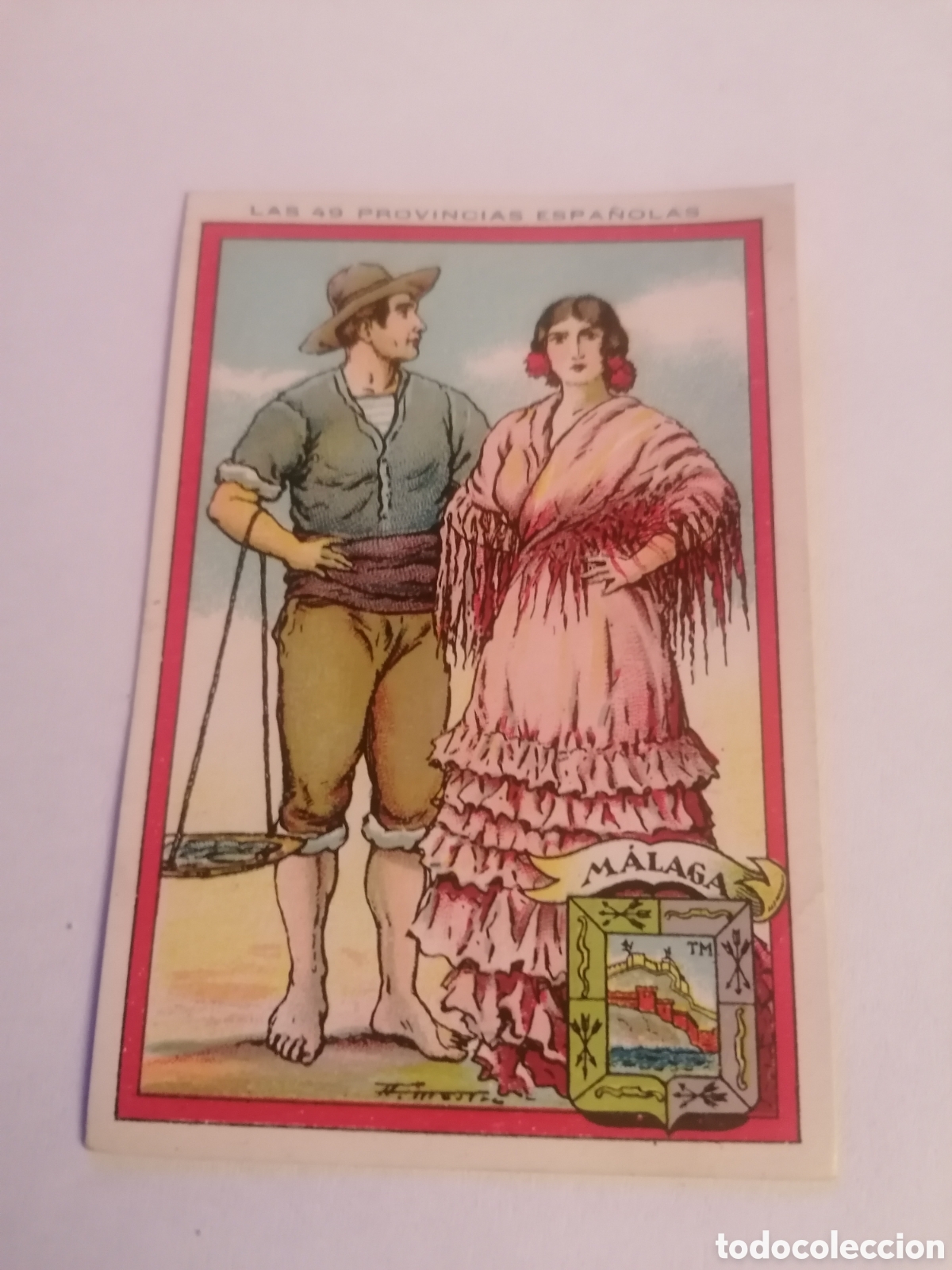 Coleccionismo cromos antiguos: Cromo las 49 provincias espa&ntilde;olas - Foto 1