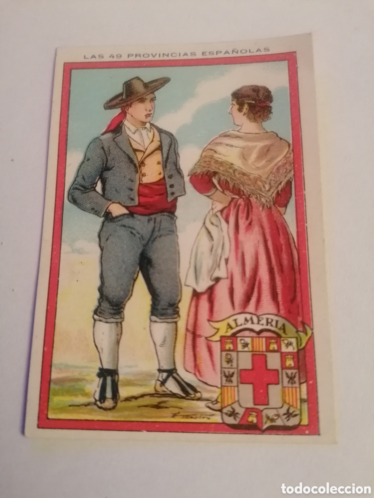 Coleccionismo cromos antiguos: Cromo las 49 provincias espa&ntilde;olas - Foto 1