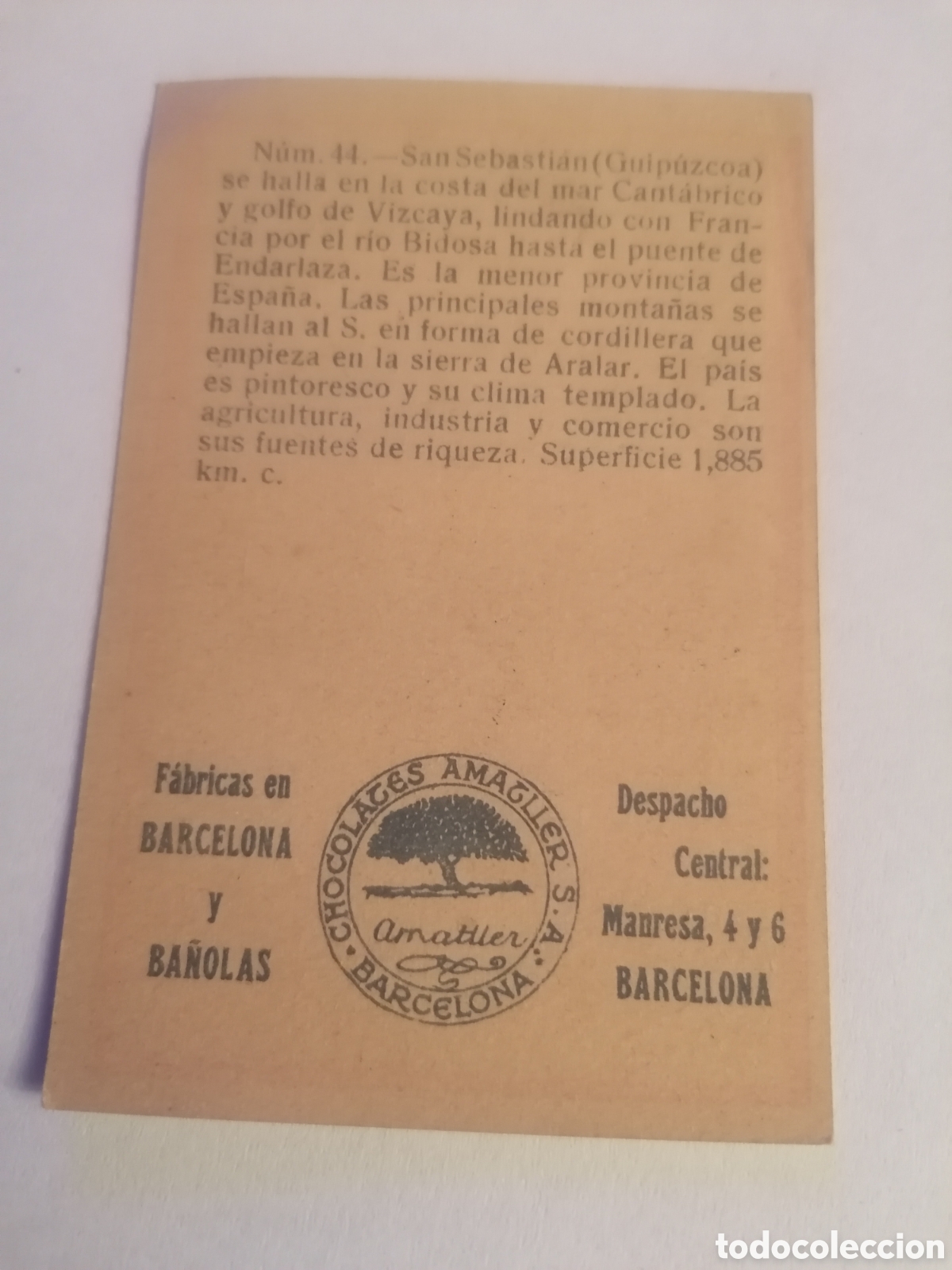 Coleccionismo cromos antiguos: Cromo las 49 provincias espa&ntilde;olas - Foto 2