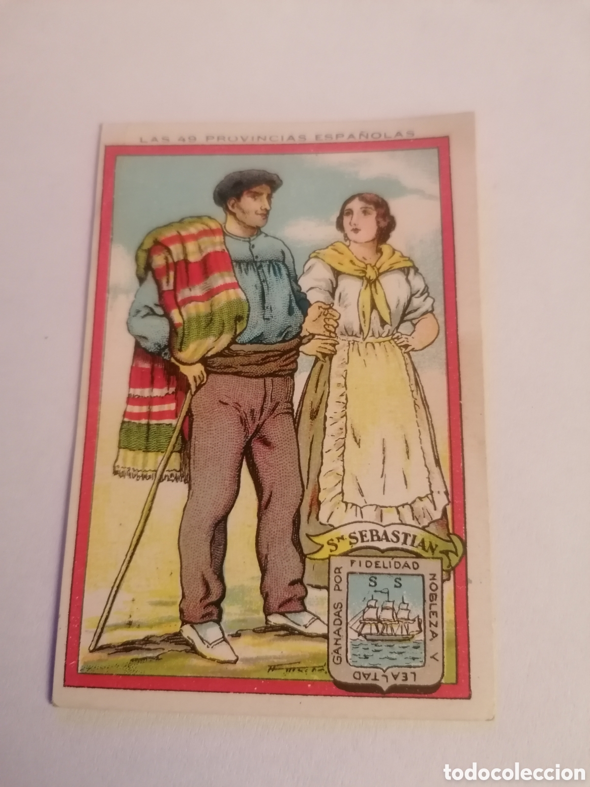 Coleccionismo cromos antiguos: Cromo las 49 provincias espa&ntilde;olas - Foto 1