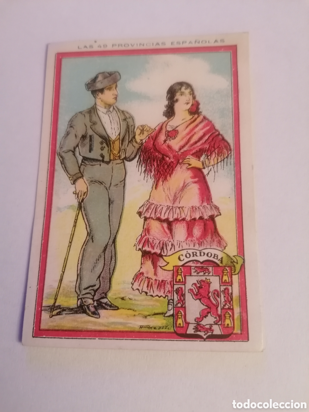 Coleccionismo cromos antiguos: Cromo las 49 provincias espa&ntilde;olas - Foto 1