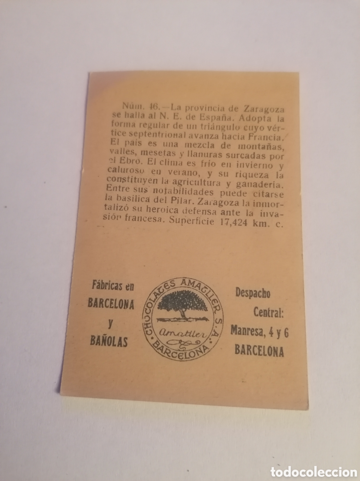 Coleccionismo cromos antiguos: Cromo las 49 provincias espa&ntilde;olas - Foto 2