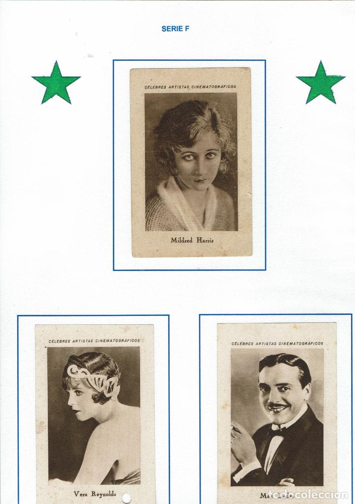 Collectable Antique Stickers: 21 CROMOS SERIE F ARTISTAS CELEBRES CHOCOLATE E. JUNCOSA COMPLETA
