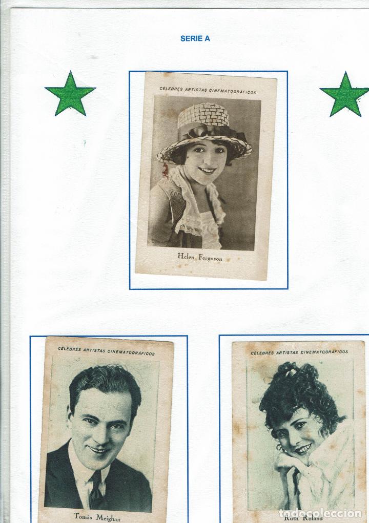 Collectable Antique Stickers: 21 CROMOS SERIE A ARTISTAS CELEBRES CHOCOLATE E. JUNCOSA COMPLETA