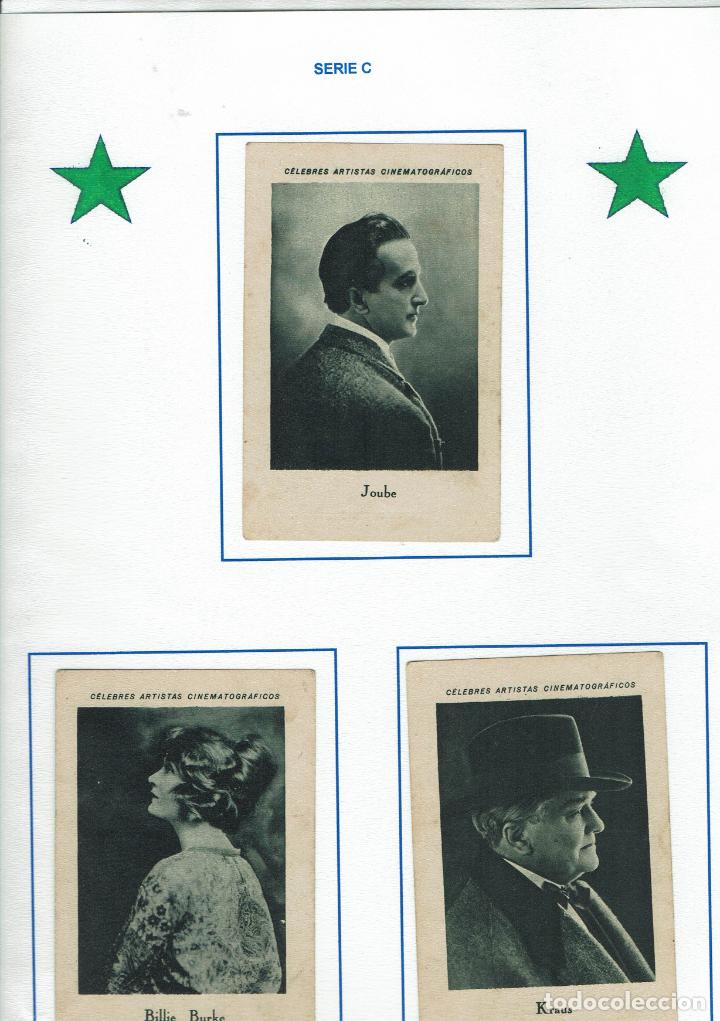 Collectable Antique Stickers: 21 CROMOS SERIE C ARTISTAS CELEBRES CHOCOLATE E. JUNCOSA COMPLETA