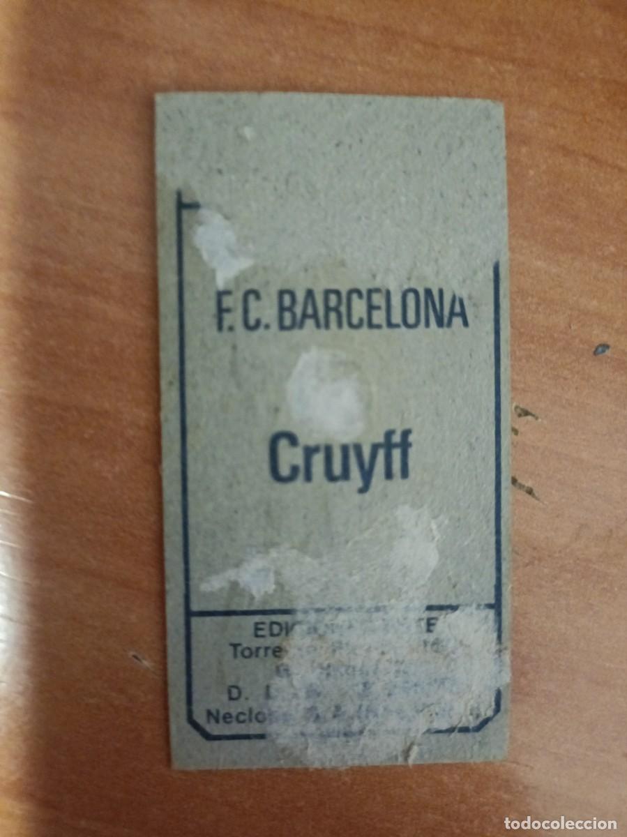Coleccionismo cromos antiguos: cruyff liga 77 78 - Foto 2