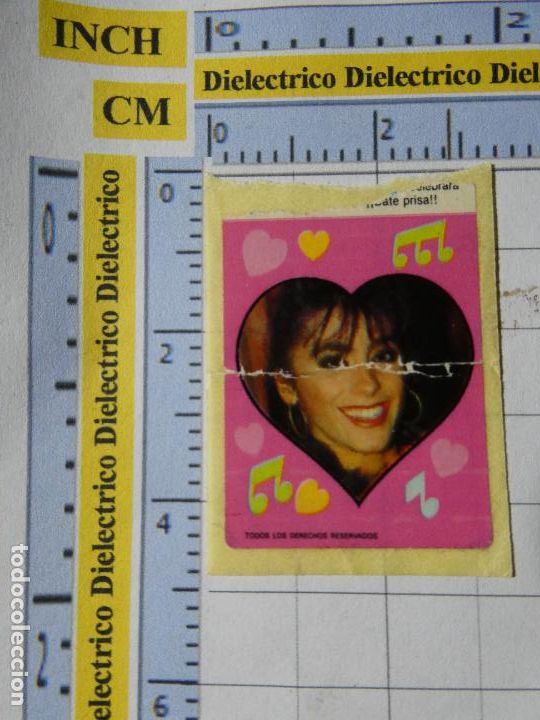 Sammeln alte Sammelbilder: CROMO PEGATINA CHICLES. A&Ntilde;OS 80. SABRINA SALERNO CANTANTE ITALIANA. 31