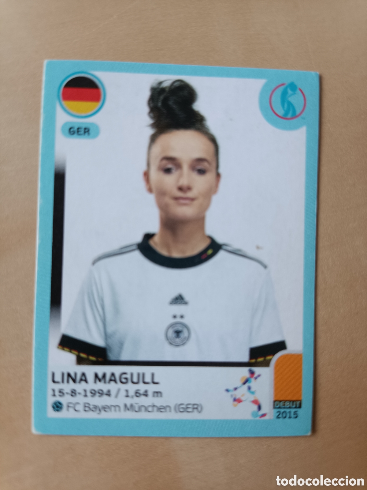 Colecionismo Cromos antigos: CROMO EURO 2022 UEFA WOMEN'S ENGLAND INGLATERRA PANINI 22 LINA MAGULL 131 ALEMANIA