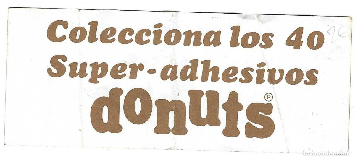 Coleccionismo cromos antiguos: DONUTS -- AMERICAN RALLY -- NUNCA PEGADO - Foto 2