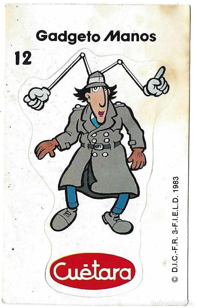 Coleccionismo cromos antiguos: CUETARA -- INSPECTOR GADGET -- N&ordm; 12 GADGETO MANOS - Foto 1