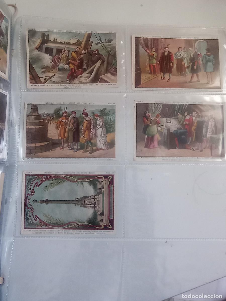 Coleccionismo cromos antiguos: COLECCION COMPLETA DE 100 CROMOS CRISTOBAL COLON. CHOCOLATES JUNCOSA - Foto 8