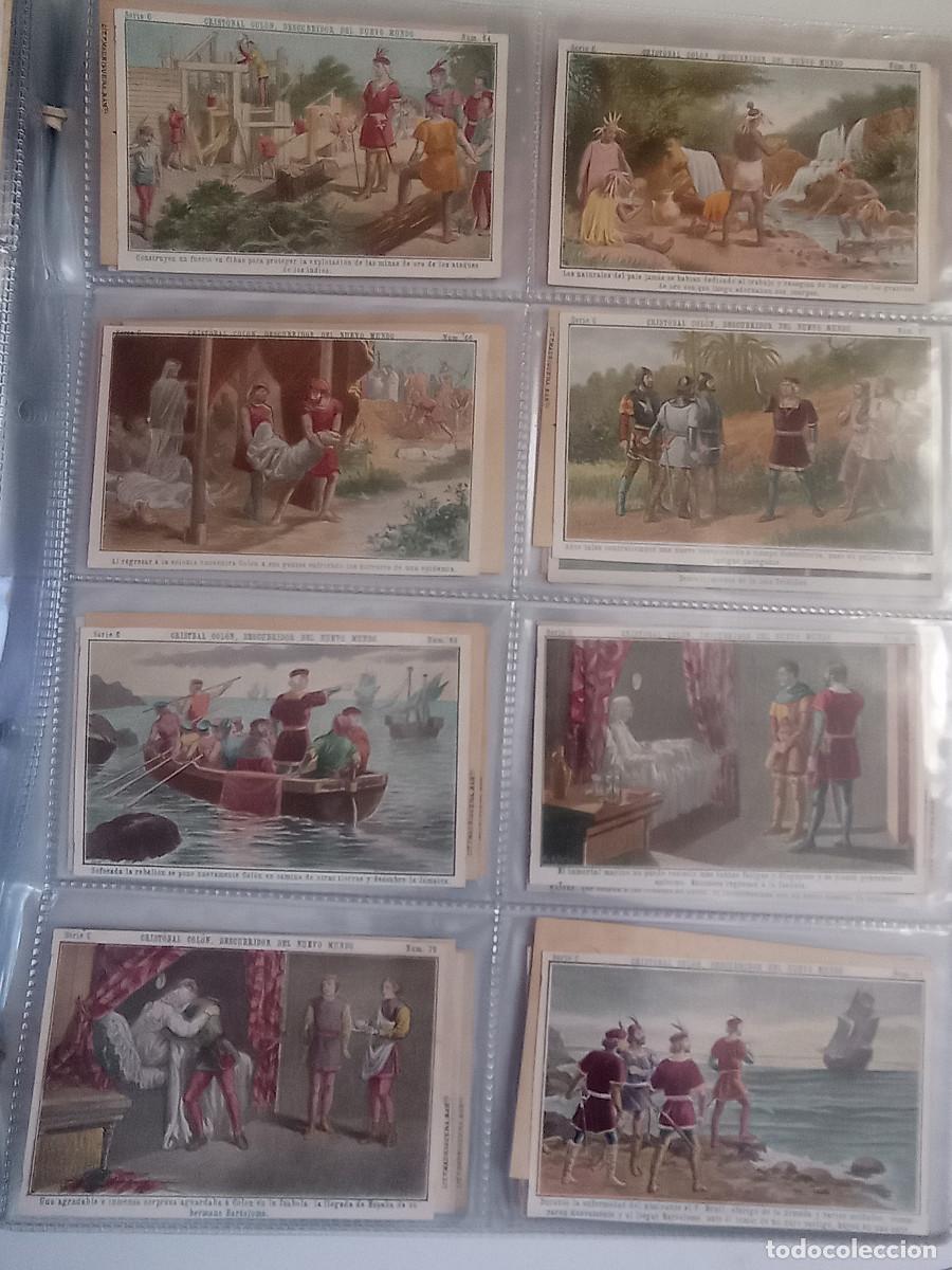 Coleccionismo cromos antiguos: COLECCION COMPLETA DE 100 CROMOS CRISTOBAL COLON. CHOCOLATES JUNCOSA - Foto 9