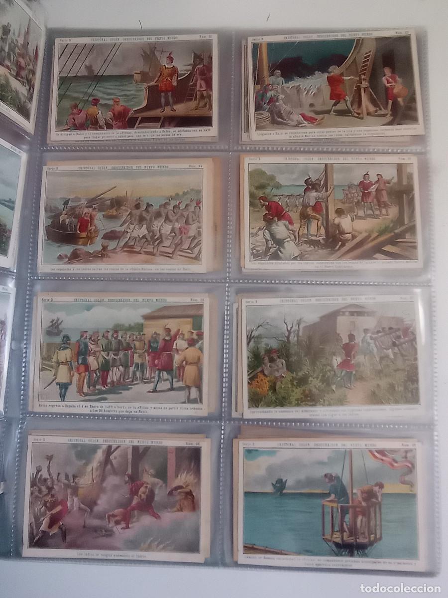 Coleccionismo cromos antiguos: COLECCION COMPLETA DE 100 CROMOS CRISTOBAL COLON. CHOCOLATES JUNCOSA - Foto 11
