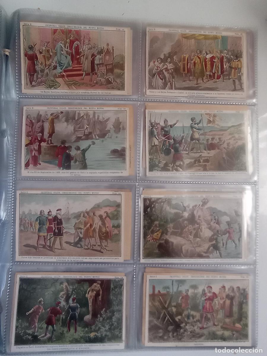 Coleccionismo cromos antiguos: COLECCION COMPLETA DE 100 CROMOS CRISTOBAL COLON. CHOCOLATES JUNCOSA - Foto 13