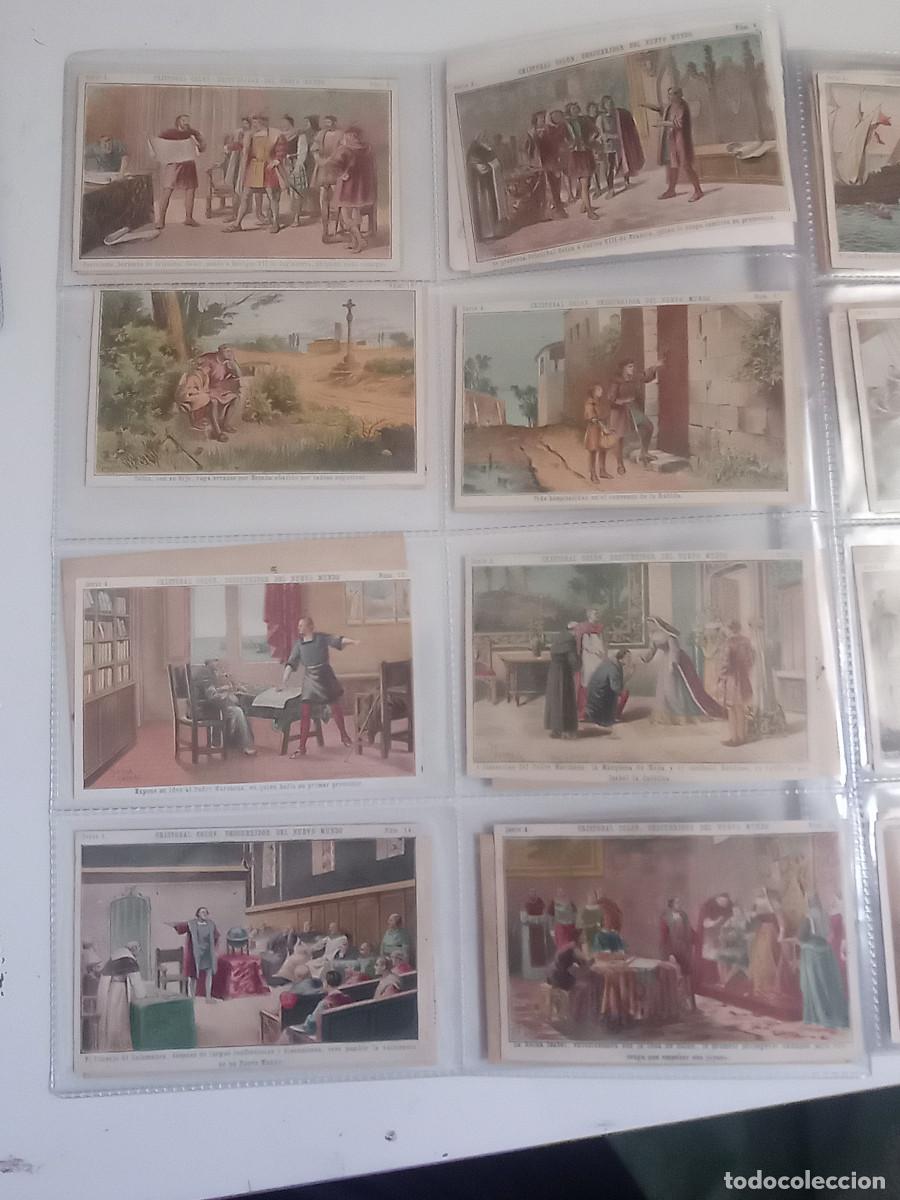Coleccionismo cromos antiguos: COLECCION COMPLETA DE 100 CROMOS CRISTOBAL COLON. CHOCOLATES JUNCOSA - Foto 15