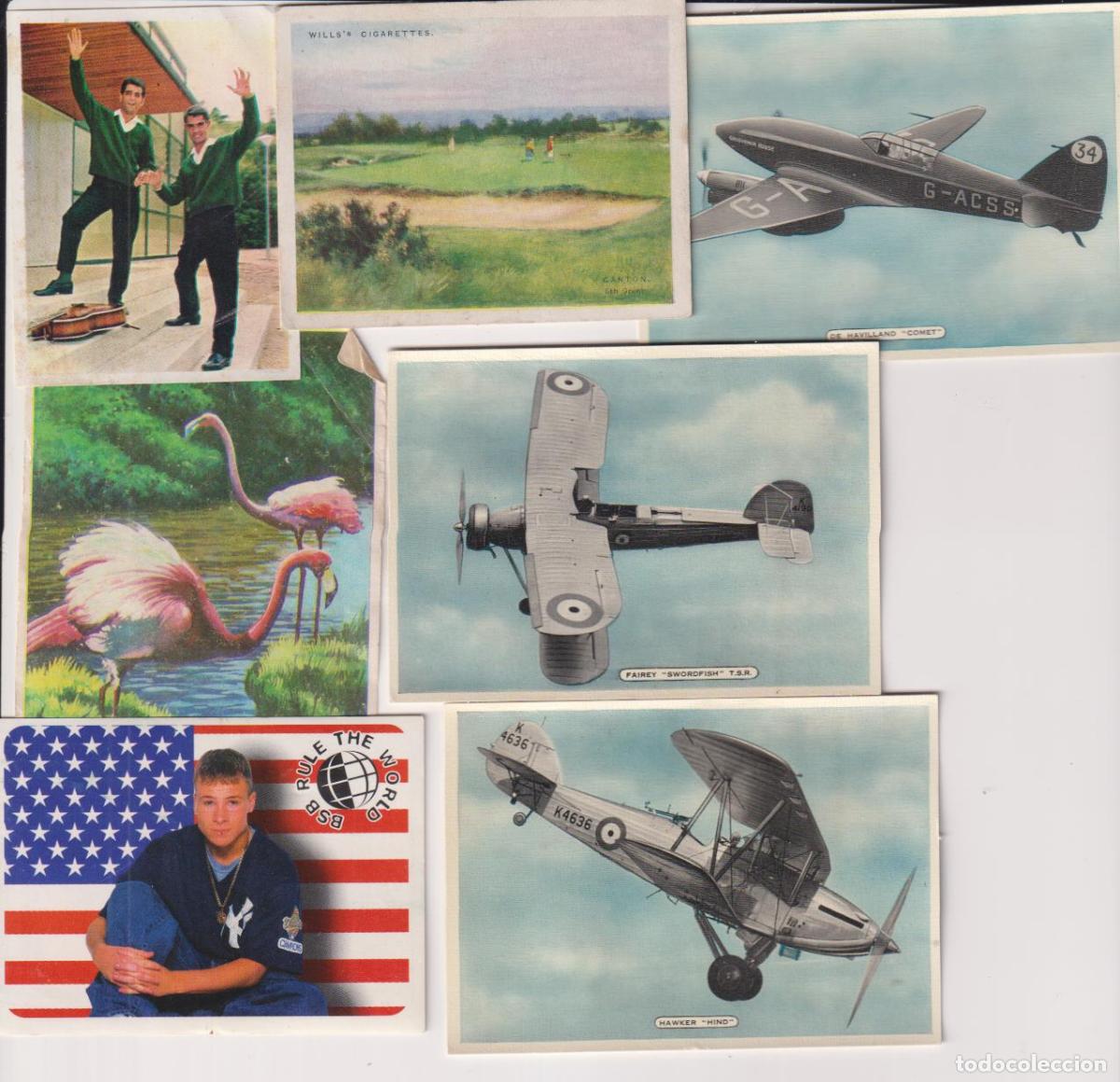 Coleccionismo Cromos antiguos: Lote de 7 cromos varios