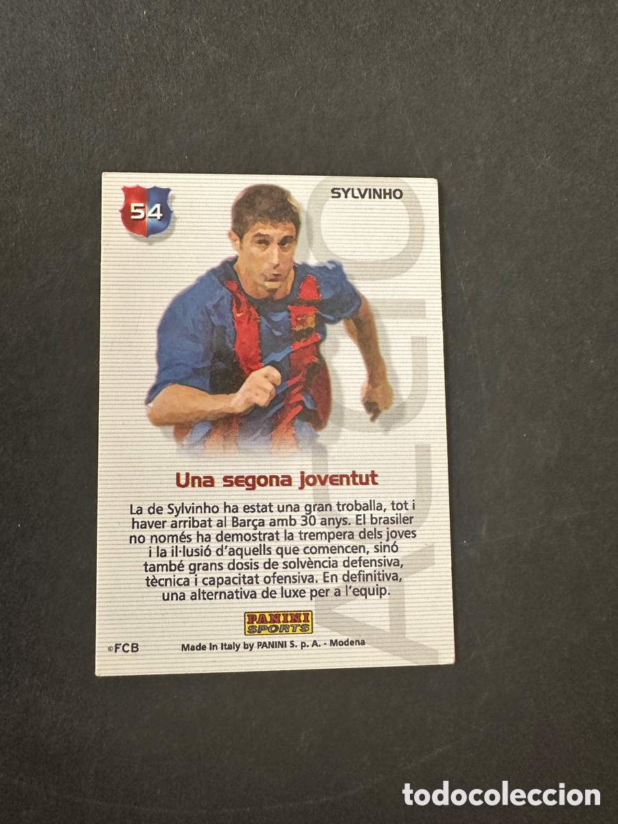 Coleccionismo cromos antiguos: Silvinho #54 Bar&ccedil;a campi&oacute; megacracks 2004 2005 - Foto 2