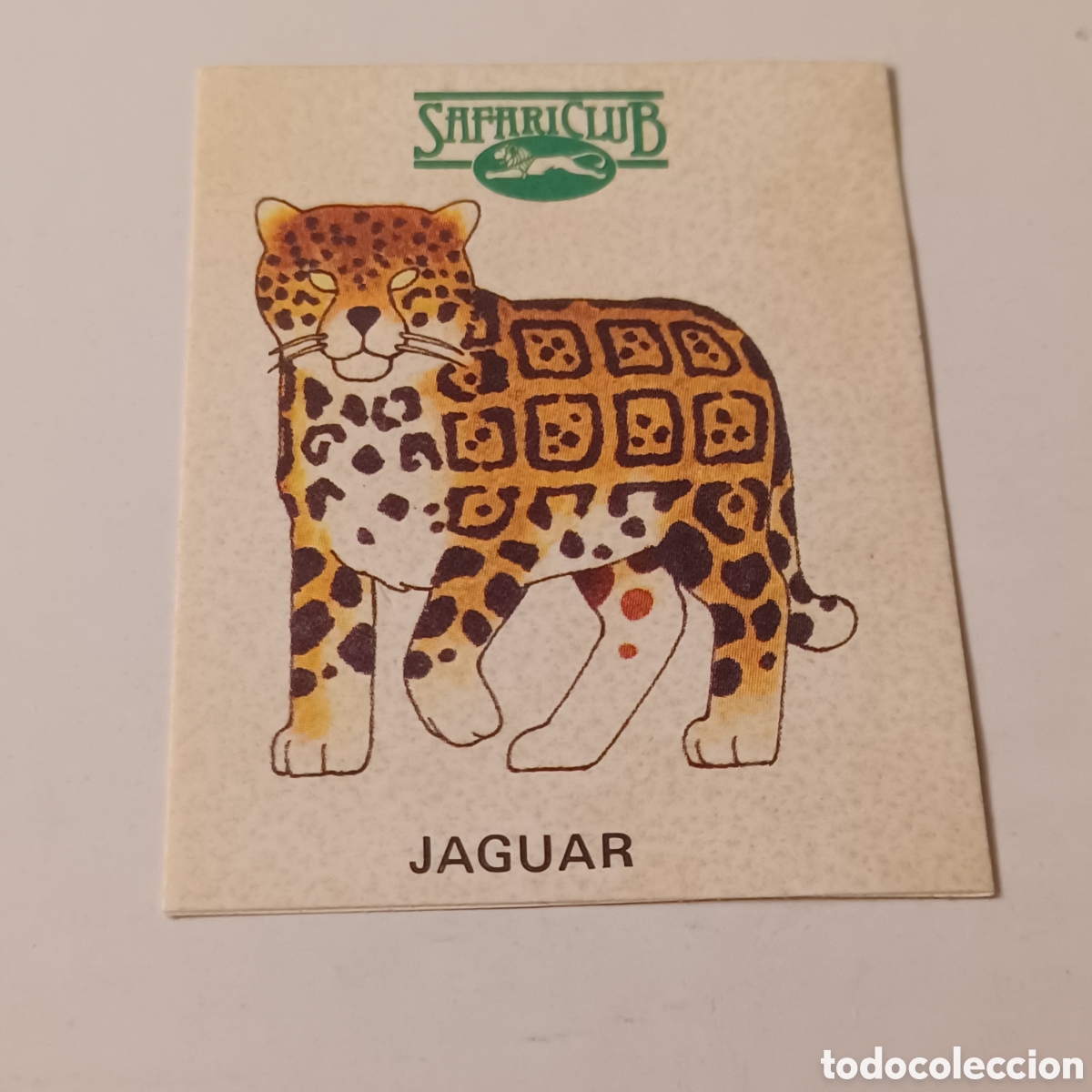 Coleccionismo Cromos antiguos: Cromo adhesivo a&ntilde;os 80 Safari Club Jaguar