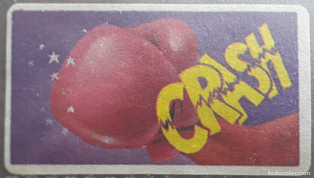Coleccionismo cromos antiguos: cromo pegatina de chicle, boxeador, crash. - Foto 1