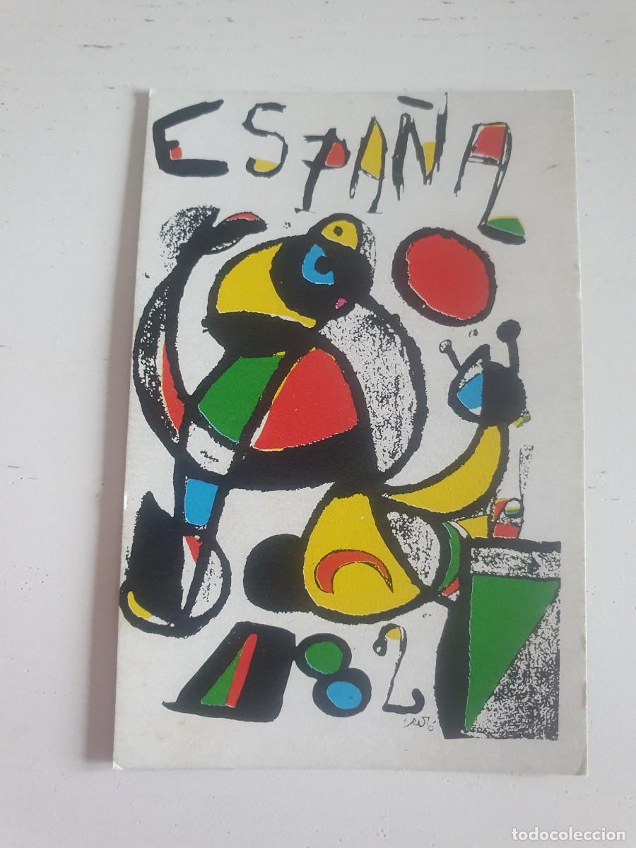 Coleccionismo Cromos antiguos: N&deg; 108 CATALUNYA PORTA DEL MUNDIAL 82 CARTEL OFICIAL JOAN MIR&Oacute; NUEVO SIN PEGAR