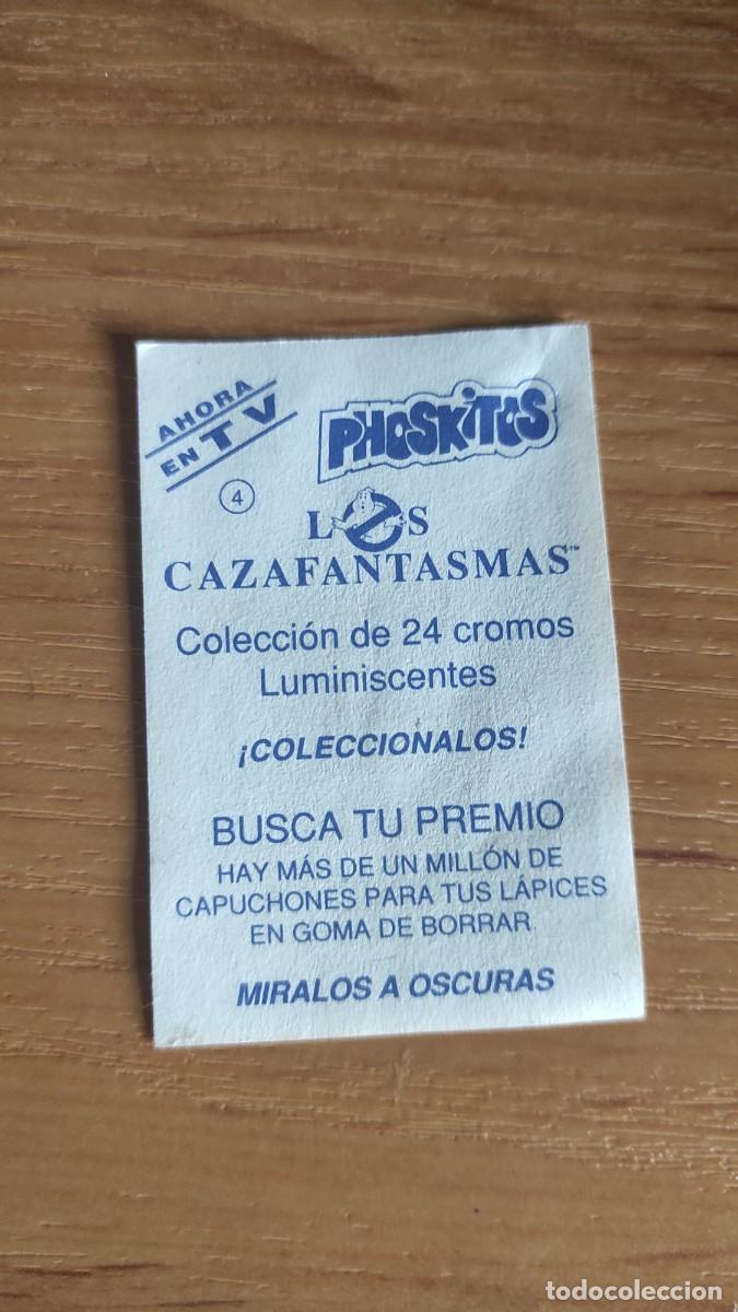 Coleccionismo cromos antiguos: Phoskitos los cazafantasma n&uacute;mero 4 - Foto 2