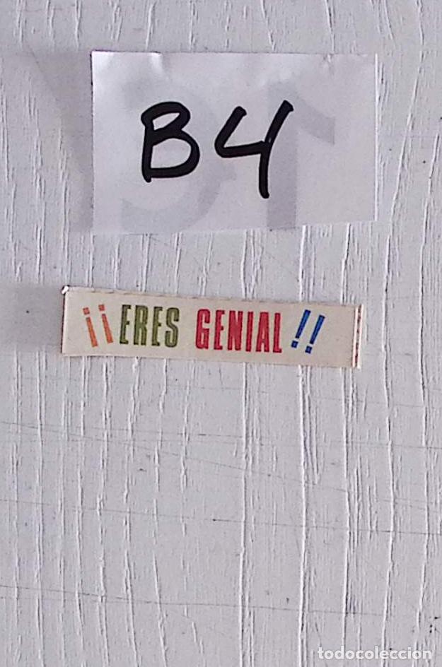 Coleccionismo Cromos antiguos: CROMO RECUPERADO SUPER POP ERES GENIAL