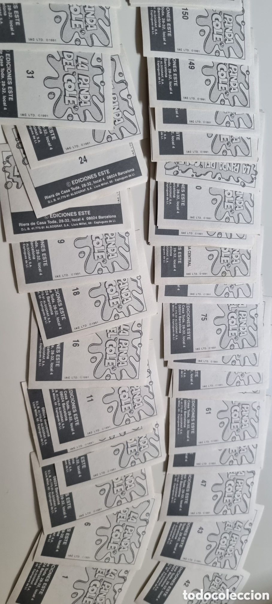 Coleccionismo cromos antiguos: Cromos La Panda del Cole 1991 Ed. ESTE - Foto 5