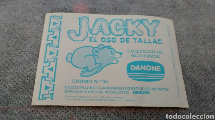 Coleccionismo cromos antiguos: JACKY EL OSO DE TALLAC. DANONE. 90 - Foto 2