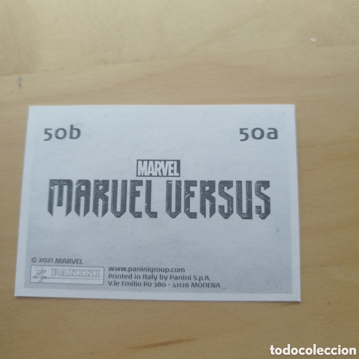 Coleccionismo cromos antiguos: PANINI MARVEL VERSUS 2021 N&Uacute;MERO 50a 50b - Foto 2
