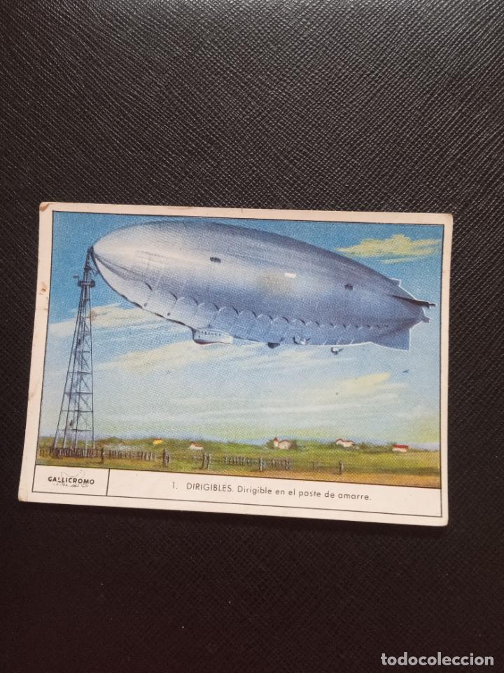 Collectable Antique Stickers: DIRIGIBLES GALLICROMO CROMO GALLINA BLANCA - SIN PEGAR - CC7 - SB2 - 1