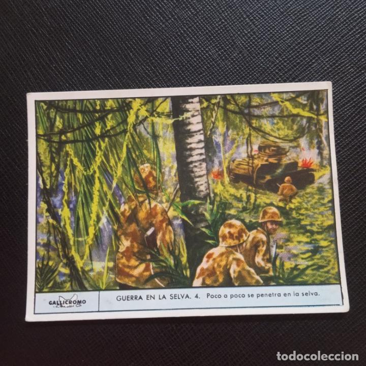 Collectable Antique Stickers: GUERRA EN LA SELVA MODERNA GALLICROMO CROMO GALLINA BLANCA - SIN PEGAR - CC7 - SB2 - 4